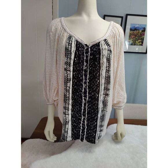 Free People Tops - Free People Oversized Boho Blouse